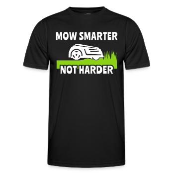 Tondeuses à gazon robotisées Tondeuses à gazon robotisées - T-shirt sport Homme - noir - Devant - AI Model Male 178 dark (178cm)