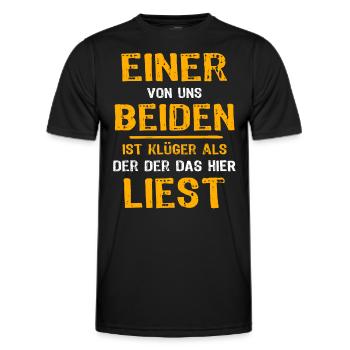 Klüger Als Du - Männer Funktions-T-Shirt - Schwarz - Vorne - AI Model Male 178 dark (178cm)
