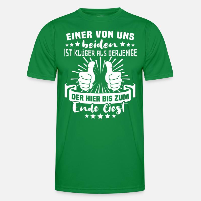 Ironie Klugscheisser Sarkasmus Männer Funktions-T-Shirt