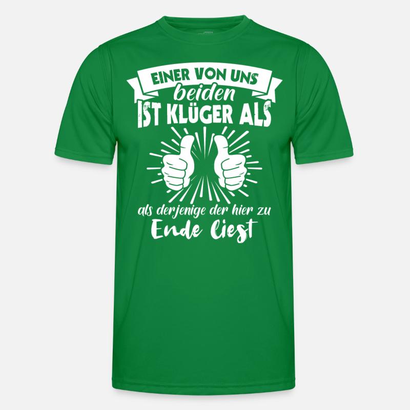 Klugscheisser Sarkasmus Männer Funktions-T-Shirt