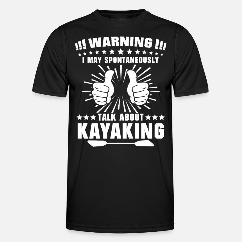 Kayak Kayaking - Men's Functional T-Shirt - black