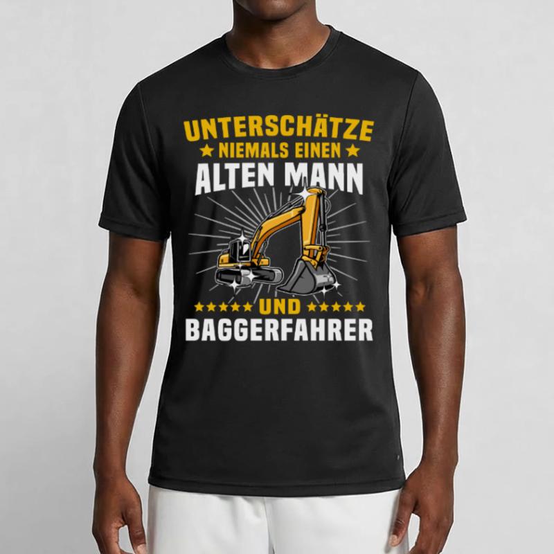 Bagger Baggerfahrer Baggern Männer Funktions-T-Shirt