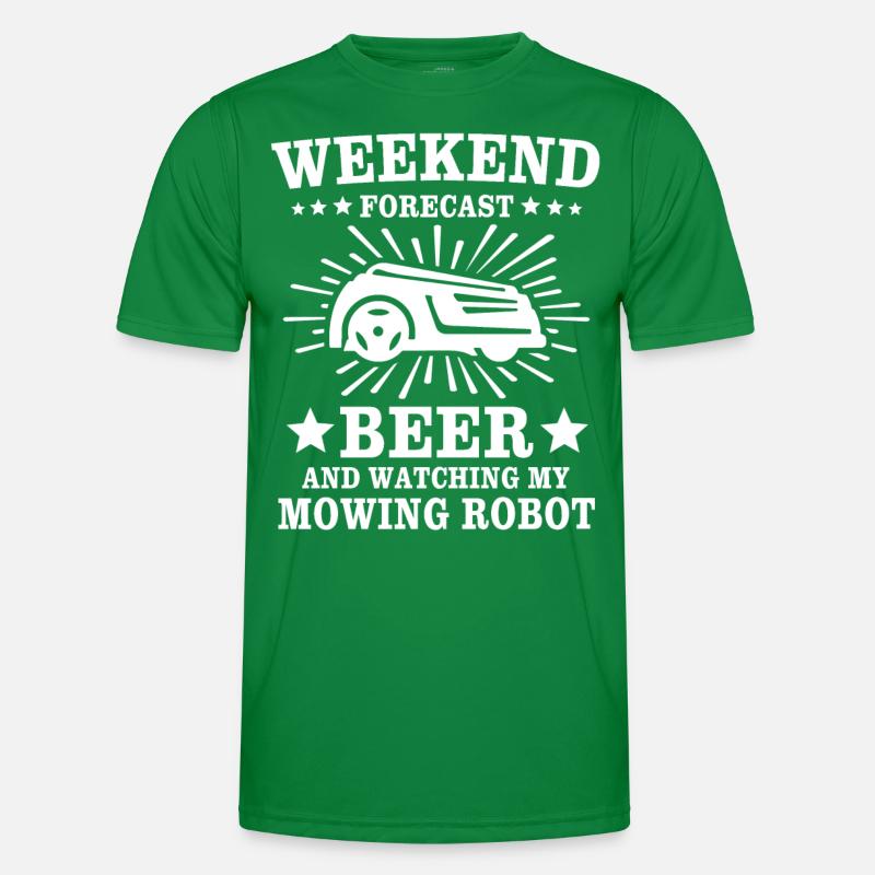 Robotic lawn mower Men's Functional T-Shirt