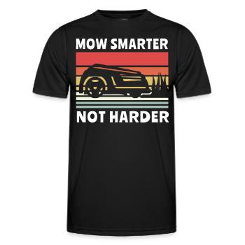 Tondeuse robot Robot tondeuse - T-shirt sport Homme - noir - Devant - AI Model Male 178 dark (178cm)