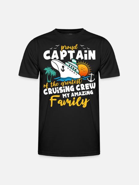 Kreuzfahrt - Männer Funktions-T-Shirt - Schwarz