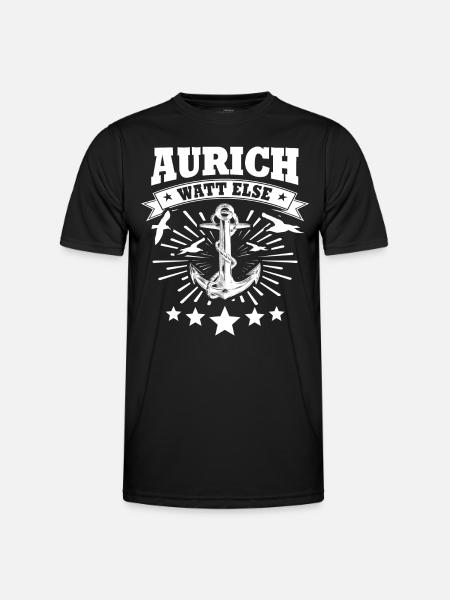 Aurich Sayings Auricher - Men's Functional T-Shirt - black