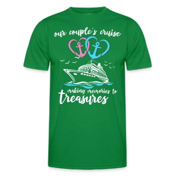 Kreuzfahrt Ehepaar - Männer Funktions-T-Shirt - Kelly Green - Vorne - AI Model Male 178 dark (178cm)