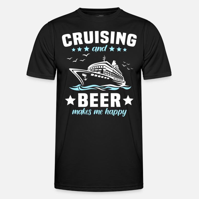 Cruise Beer - Men's Functional T-Shirt - black
