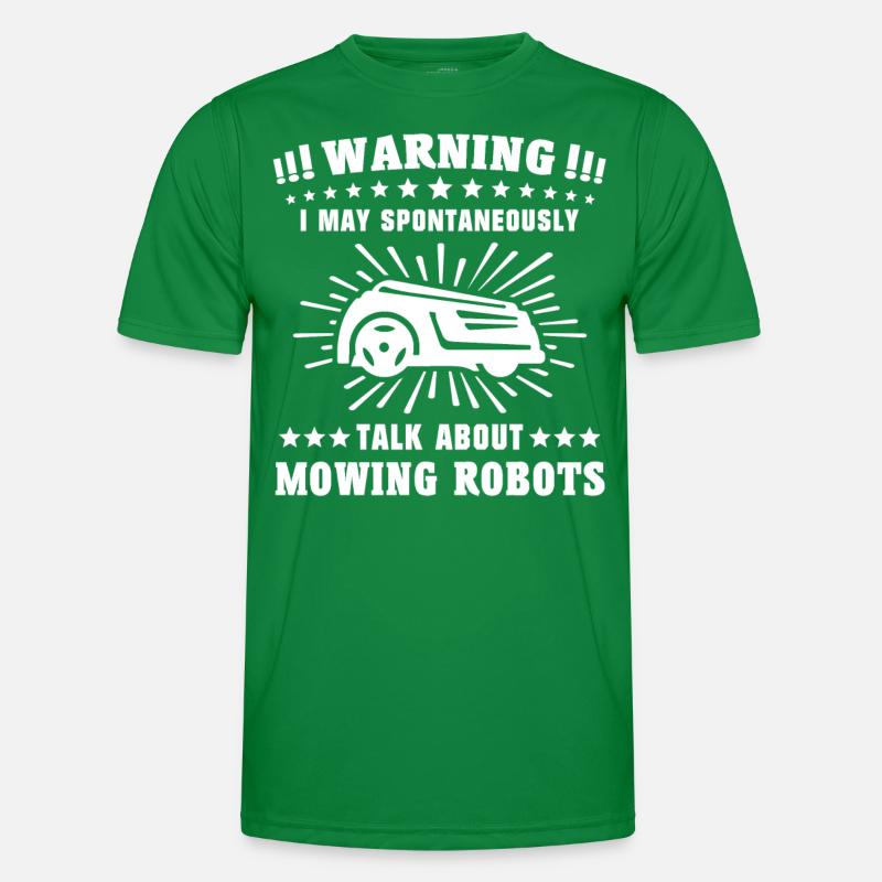 Robotic lawn mower Men's Functional T-Shirt