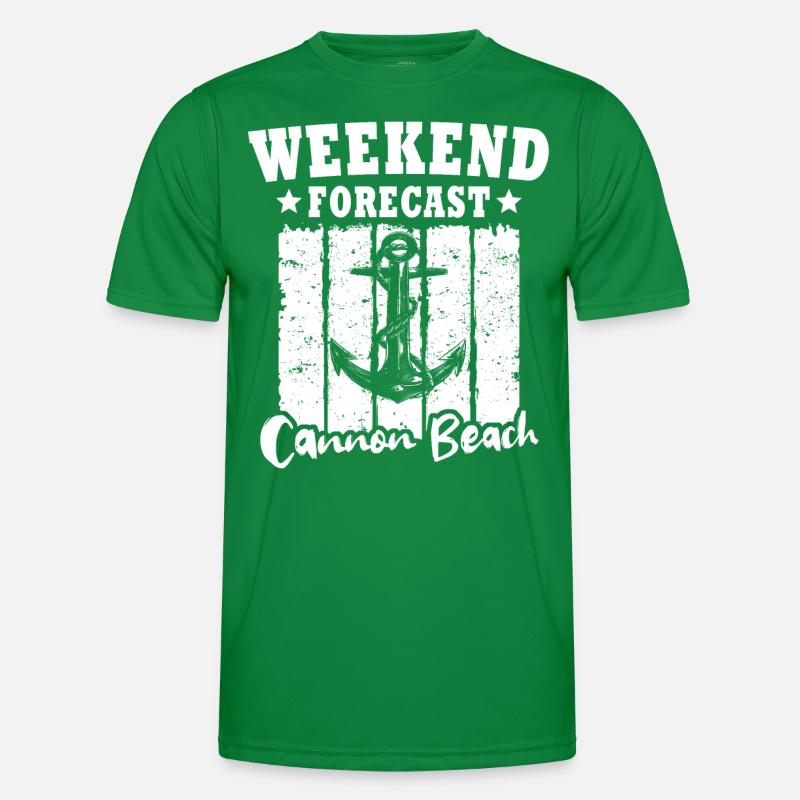 Cannon Beach Oregon Men's Functional T-Shirt