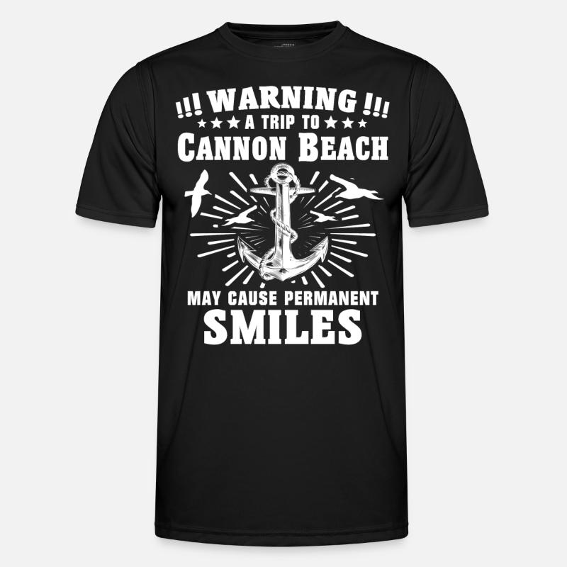 Cannon Beach Oregon - Men's Functional T-Shirt - black