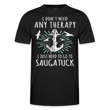 Souvenir Saugatuck - T-shirt sport Homme - noir - Devant - AI Model Male 178 dark (178cm)