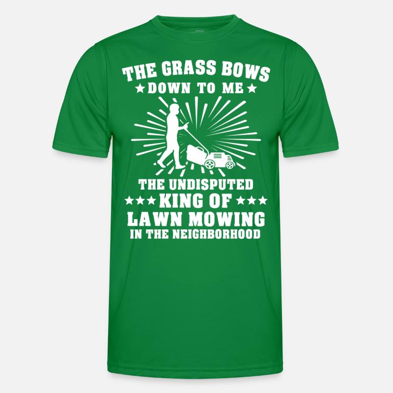 Rasenmäher Männer Funktions-T-Shirt