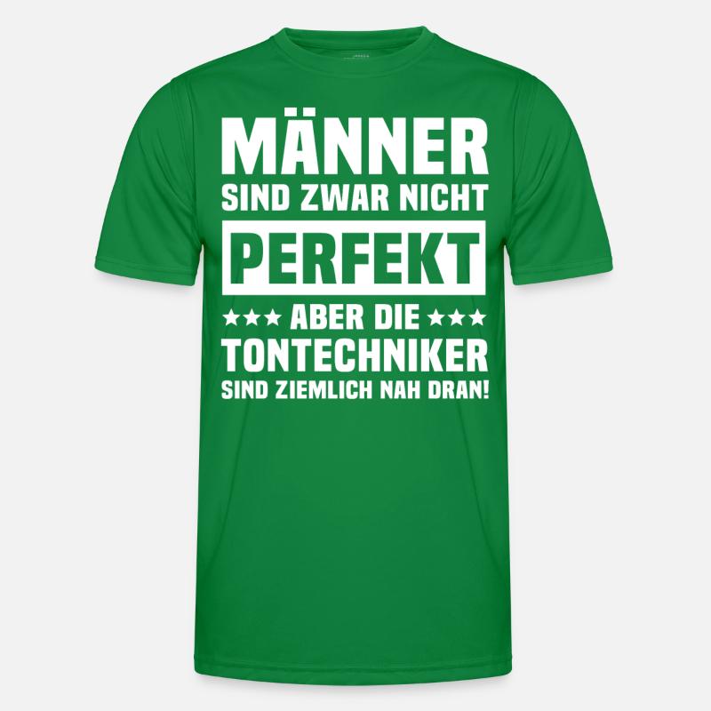 Tontechniker Männer Funktions-T-Shirt