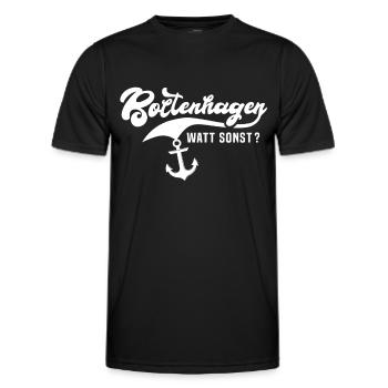 Boltenhagen Proverbs - Men's Functional T-Shirt - black - Front - AI Model Male 178 dark (178cm)