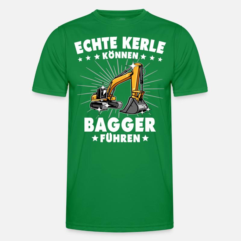 Baggerführer Männer Funktions-T-Shirt