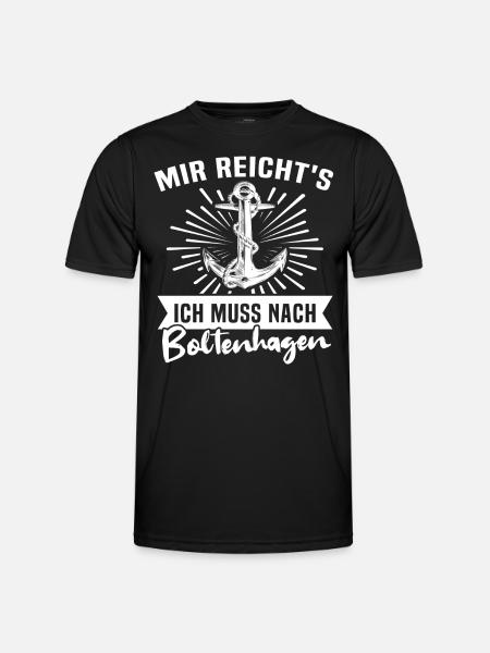Boltenhagen - Männer Funktions-T-Shirt - Schwarz