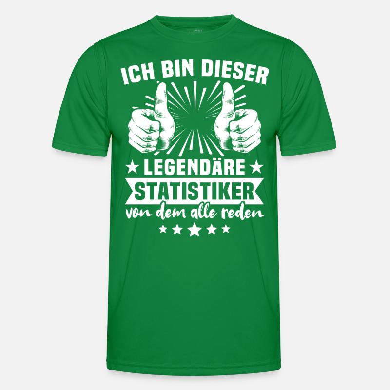Statistiker Legende Männer Funktions-T-Shirt