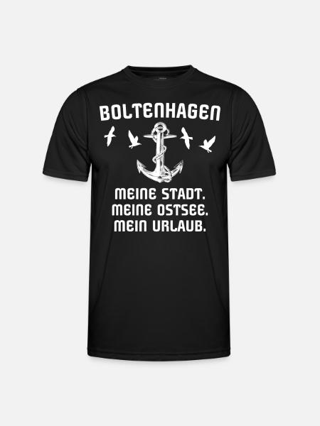Boltenhagen - Männer Funktions-T-Shirt - Schwarz