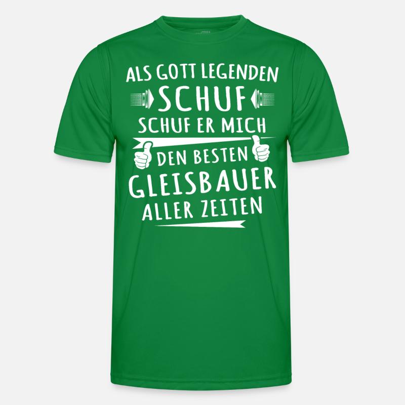 Gleisbauer Männer Funktions-T-Shirt