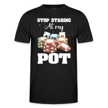 Poker Poker Cartes de Poker - T-shirt sport Homme - noir - Devant - AI Model Male 178 dark (178cm)