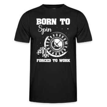 Casino - Men's Functional T-Shirt - black - Front - AI Model Male 178 dark (178cm)