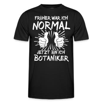 Botaniker - Männer Funktions-T-Shirt - Schwarz - Vorne - AI Model Male 178 dark (178cm)