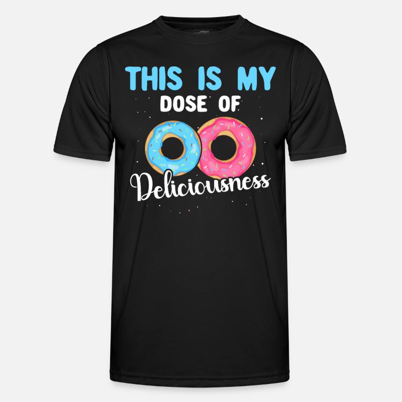 Donuts Doughnuts - Men's Functional T-Shirt - black
