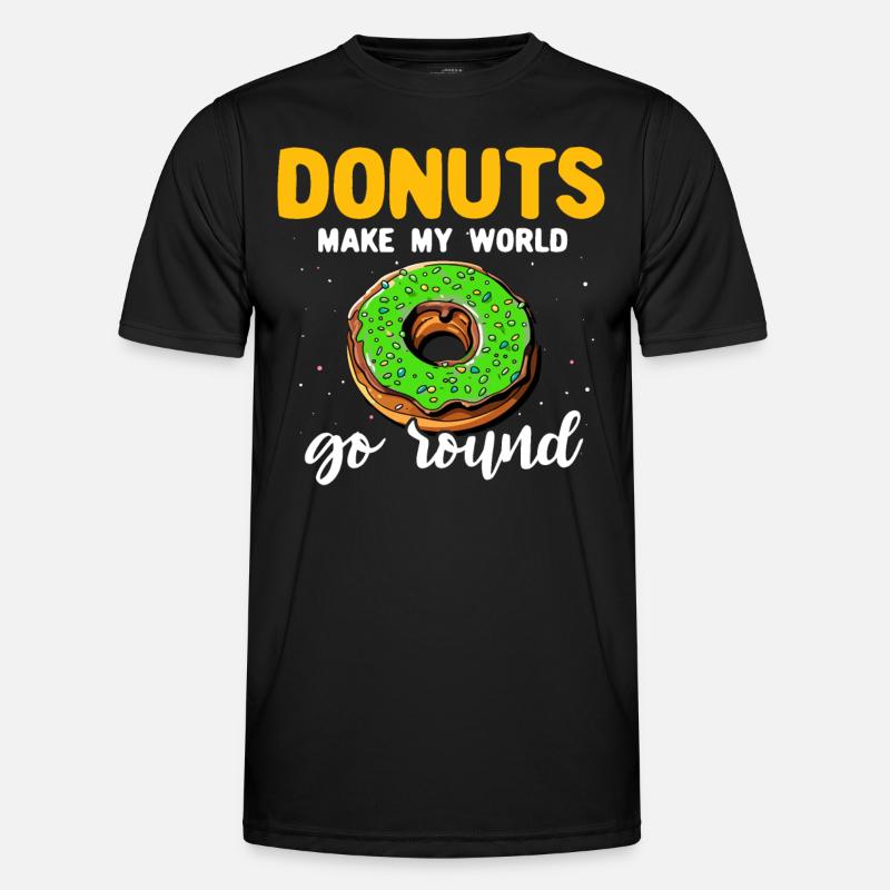 Donut Dear Donut Lovers - Men's Functional T-Shirt - black
