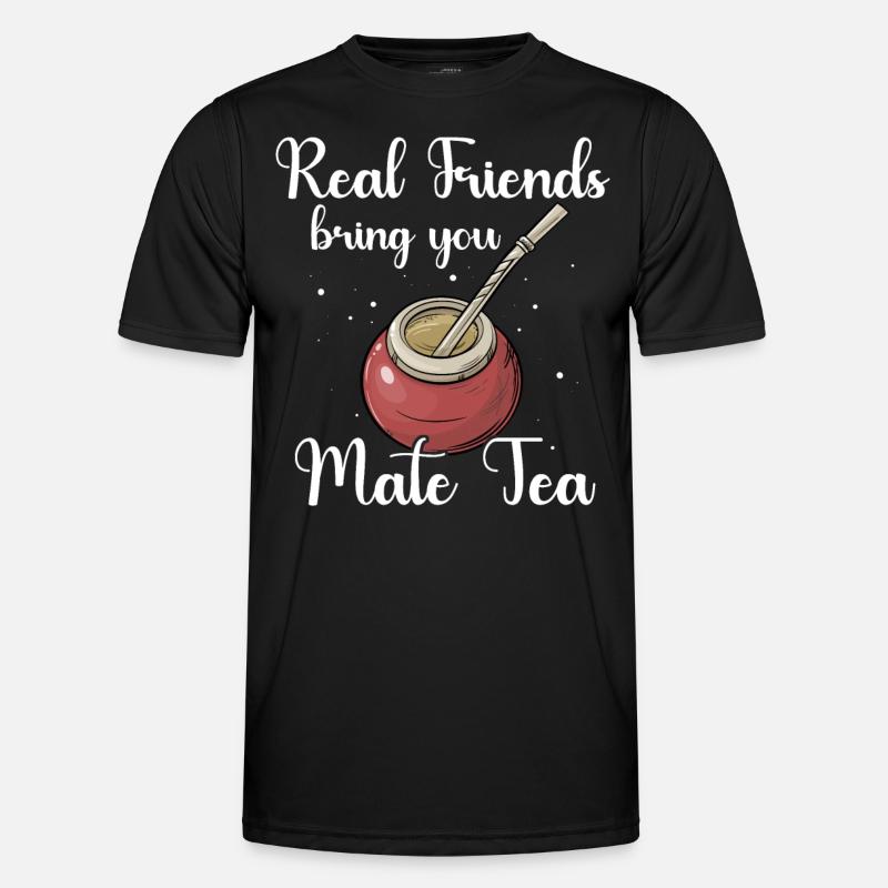 Yerba mate tea cup - Men's Functional T-Shirt - black