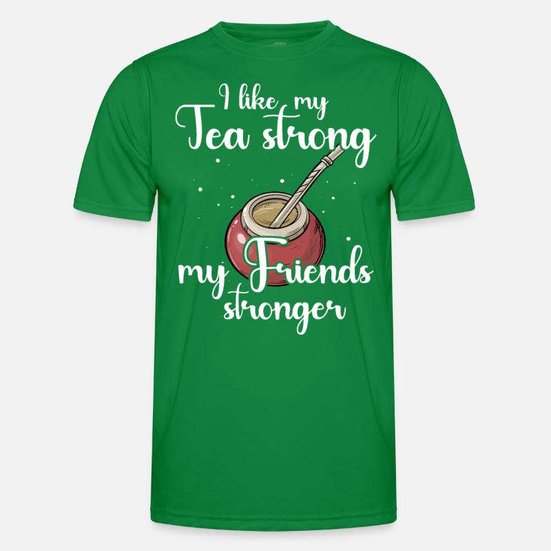 Mate Tee Yerba Teetrinker Männer Funktions-T-Shirt