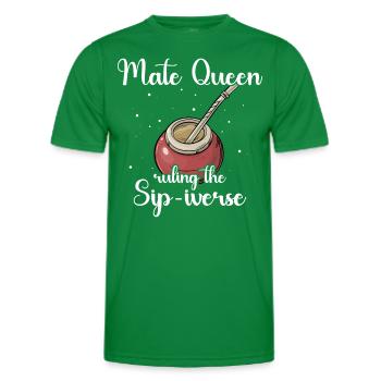 Mate Tee Teedrinkerin - Männer Funktions-T-Shirt - Kelly Green - Vorne - AI Model Male 178 dark (178cm)