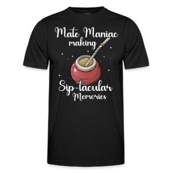 Dictons Yerba mate - T-shirt sport Homme - noir - Devant - AI Model Male 178 dark (178cm)