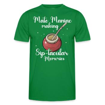 Mate Tee Sprüche - Männer Funktions-T-Shirt - Kelly Green - Vorne - AI Model Male 178 dark (178cm)