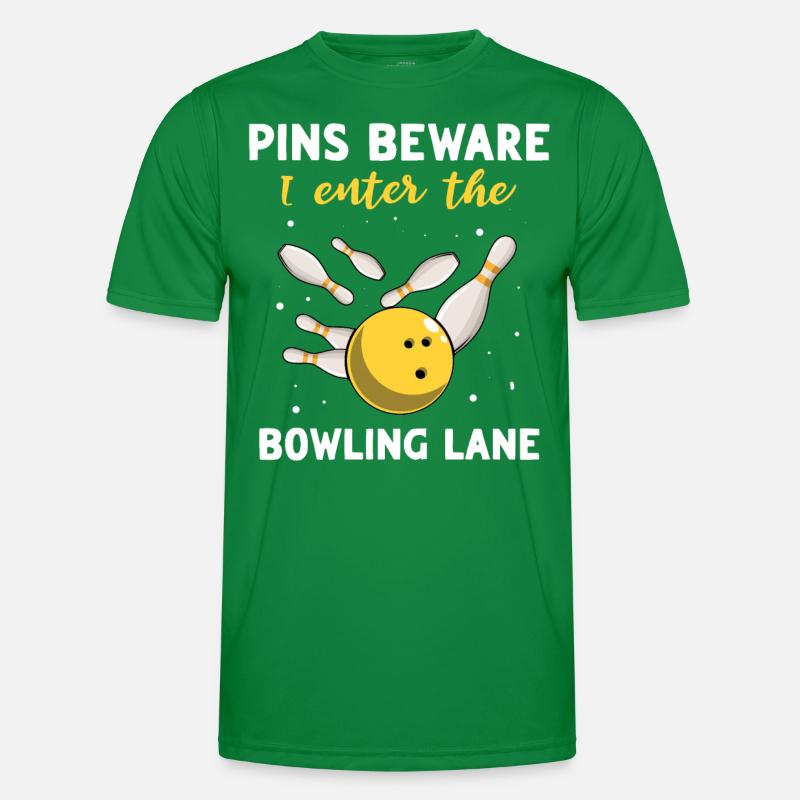 Bowler Bowling Men's Functional T-Shirt