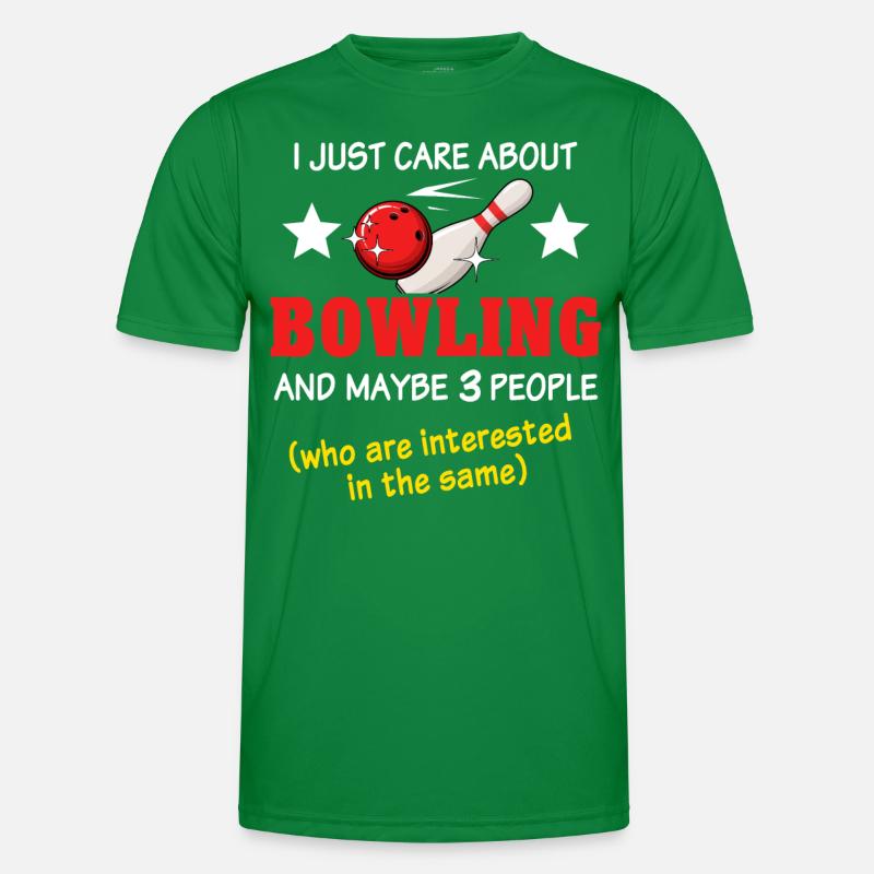 Bowler Bowling Men's Functional T-Shirt