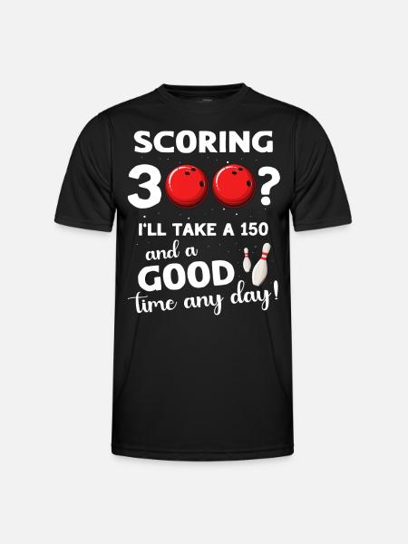 Bowler 300 Bowling - Men's Functional T-Shirt - black