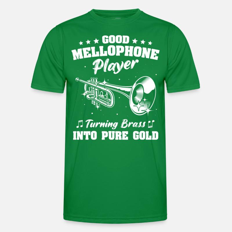 Instruments à vent, instrument, trompette, bugle T-shirt sport Homme