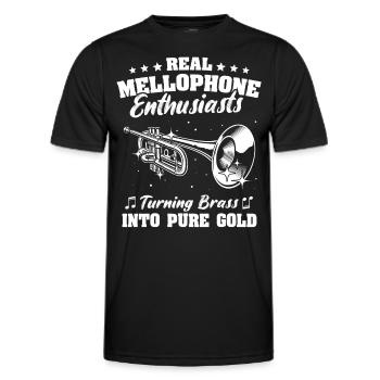 Brass Player Trumpets - Men's Functional T-Shirt - black - Front - AI Model Male 178 dark (178cm)