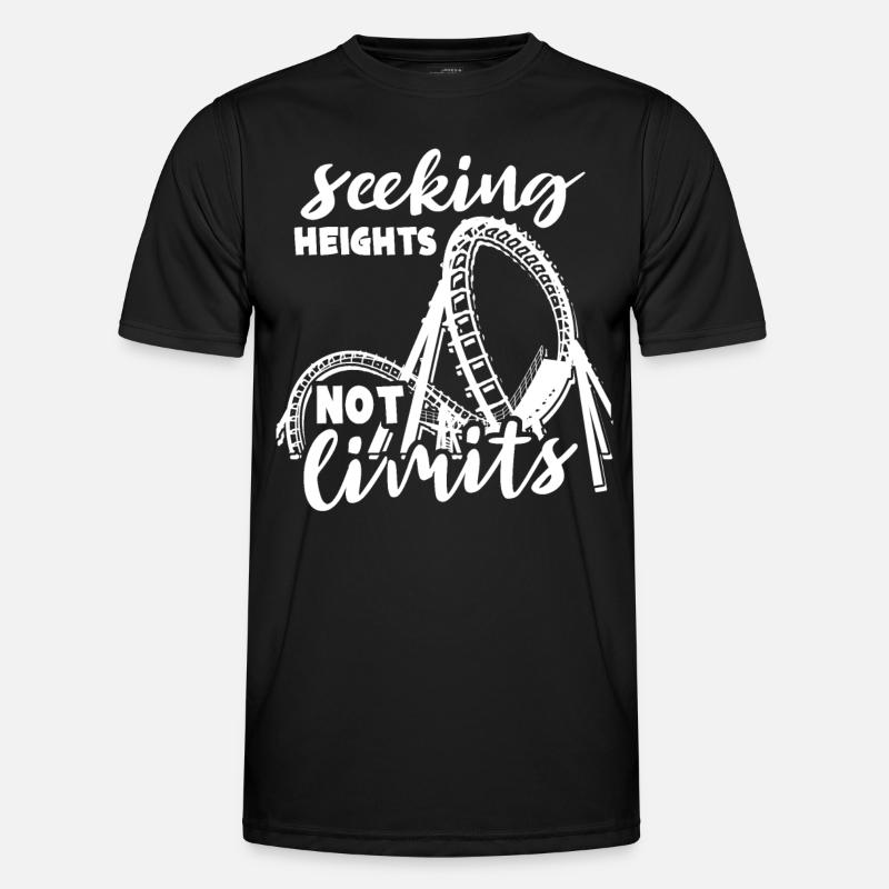 Roller coaster - Men's Functional T-Shirt - black