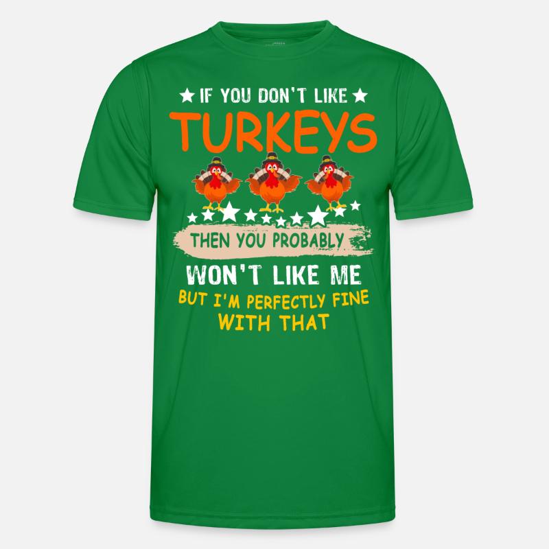 Dinde Thanksgiving T-shirt sport Homme