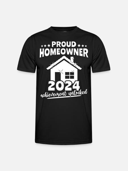 Homeowner New Home - Men's Functional T-Shirt - black