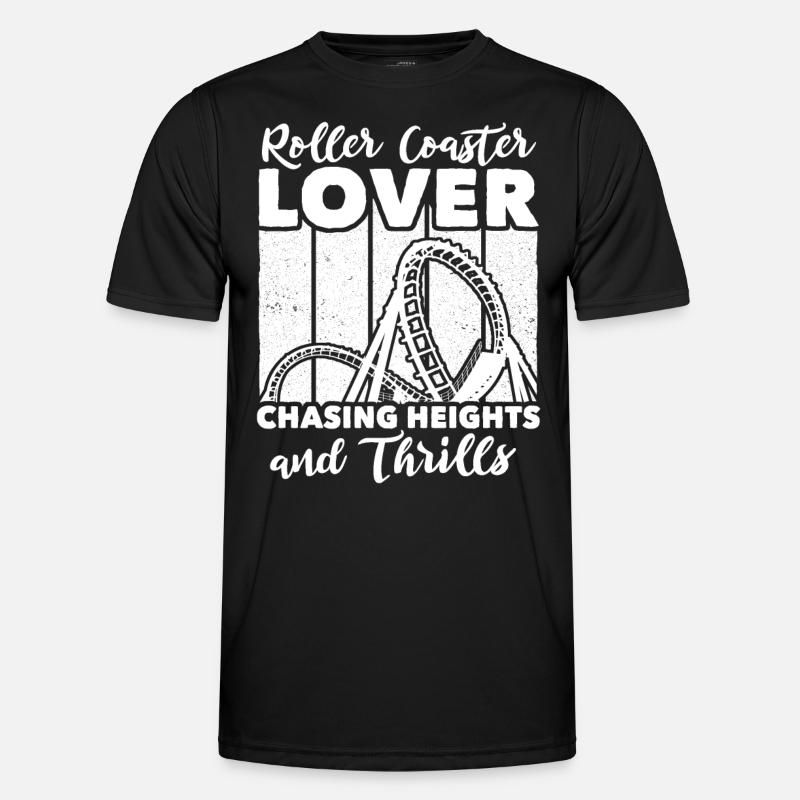 Roller Coaster - Men's Functional T-Shirt - black