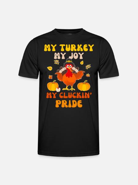 Turkey Thanksgiving - Men's Functional T-Shirt - black