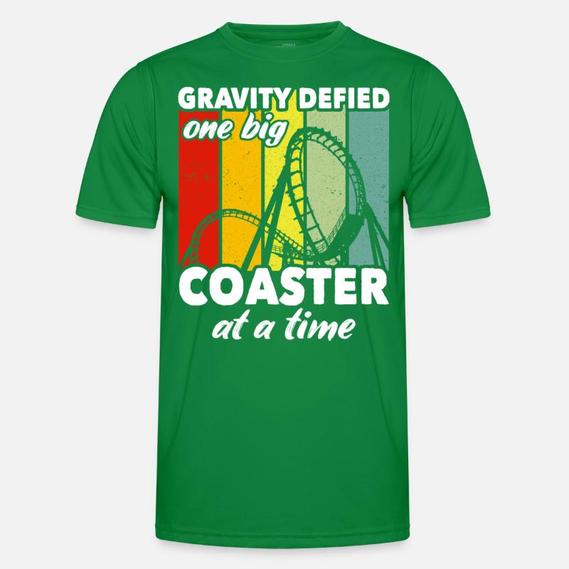 Achterbahn Achterbahnfahrer Männer Funktions-T-Shirt