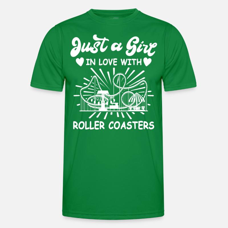 Achterbahn Männer Funktions-T-Shirt