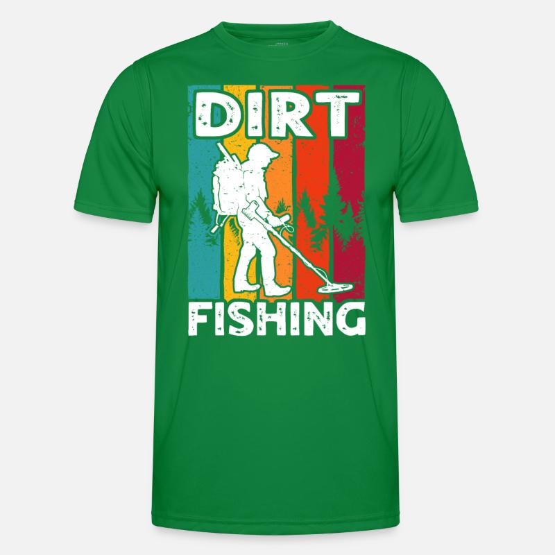Détecteurs de pêche à la saleté T-shirt sport Homme