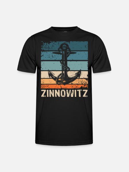 Zinnowitz Sprüche - Männer Funktions-T-Shirt - Schwarz
