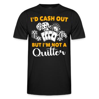 Casino Jeu de casino - T-shirt sport Homme - noir - Devant - AI Model Male 178 dark (178cm)