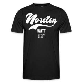 Norden - Männer Funktions-T-Shirt - Schwarz - Vorne - AI Model Male 178 dark (178cm)